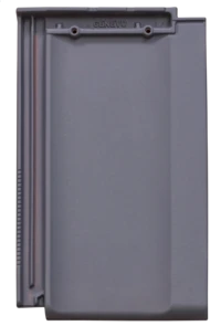 Dark grey matt engobe