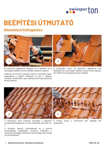 swissporTON_Beépítési_útmutató_ALU_Hófogórács_2025_HU.pdf