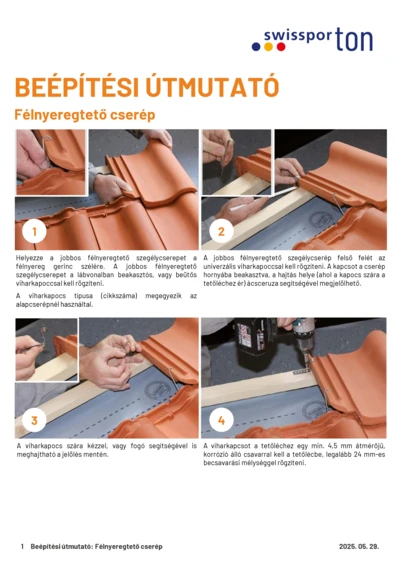 swissporTON_Beépítési_útmutató_Félnyeregtető_cserép_2025_HU.pdf