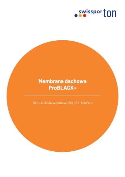 Declaration of performance (DOP) - ProBLACK+