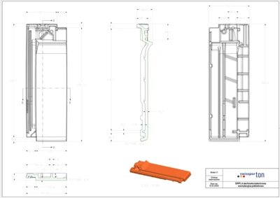 tech draw SIMPLA ridge connection ventilating half tile.zip