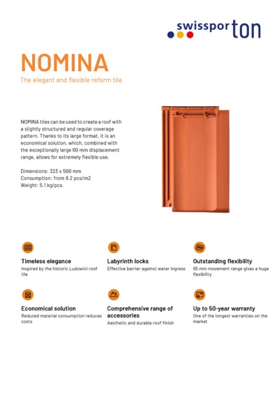 Product card NOMINA