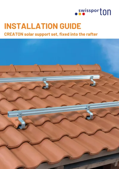 Installation guide Solar support for rafters 2025 EN