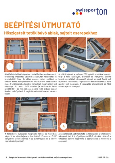 swissporTON_Beépítési_útmutató_Tetőkibúvó_ablak_sajtolt_cserepekhez_2025_HU.pdf