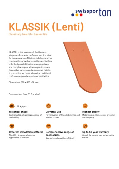 Product card KLASSIK Lenti