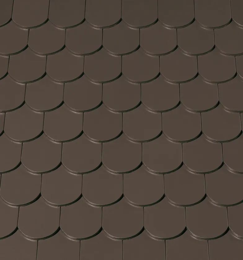 Dark brown engobe