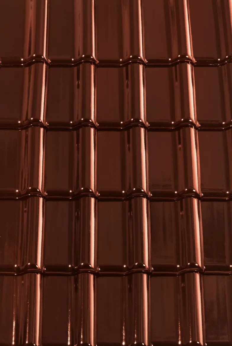 Chestnut brown glaze