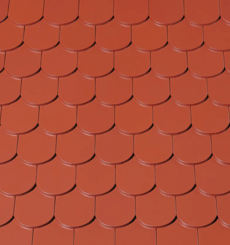 Copper red engobe