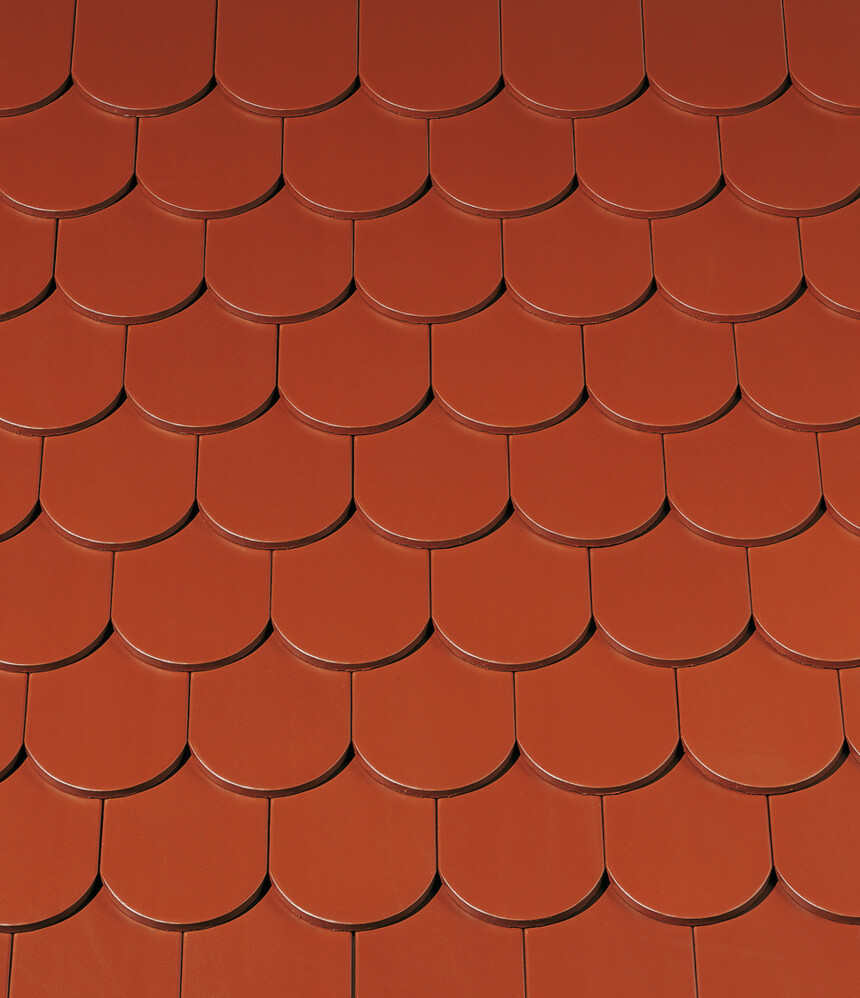 Brick red engobe – laying