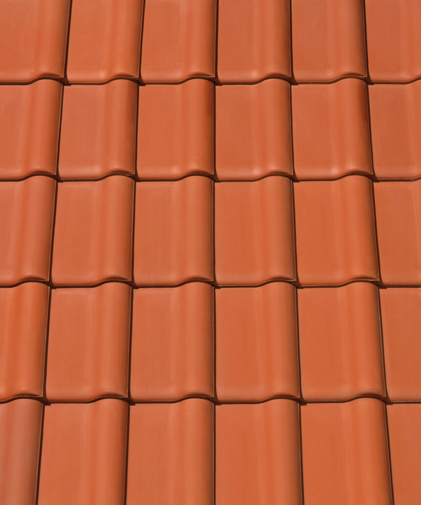 Brick red engobe – laying