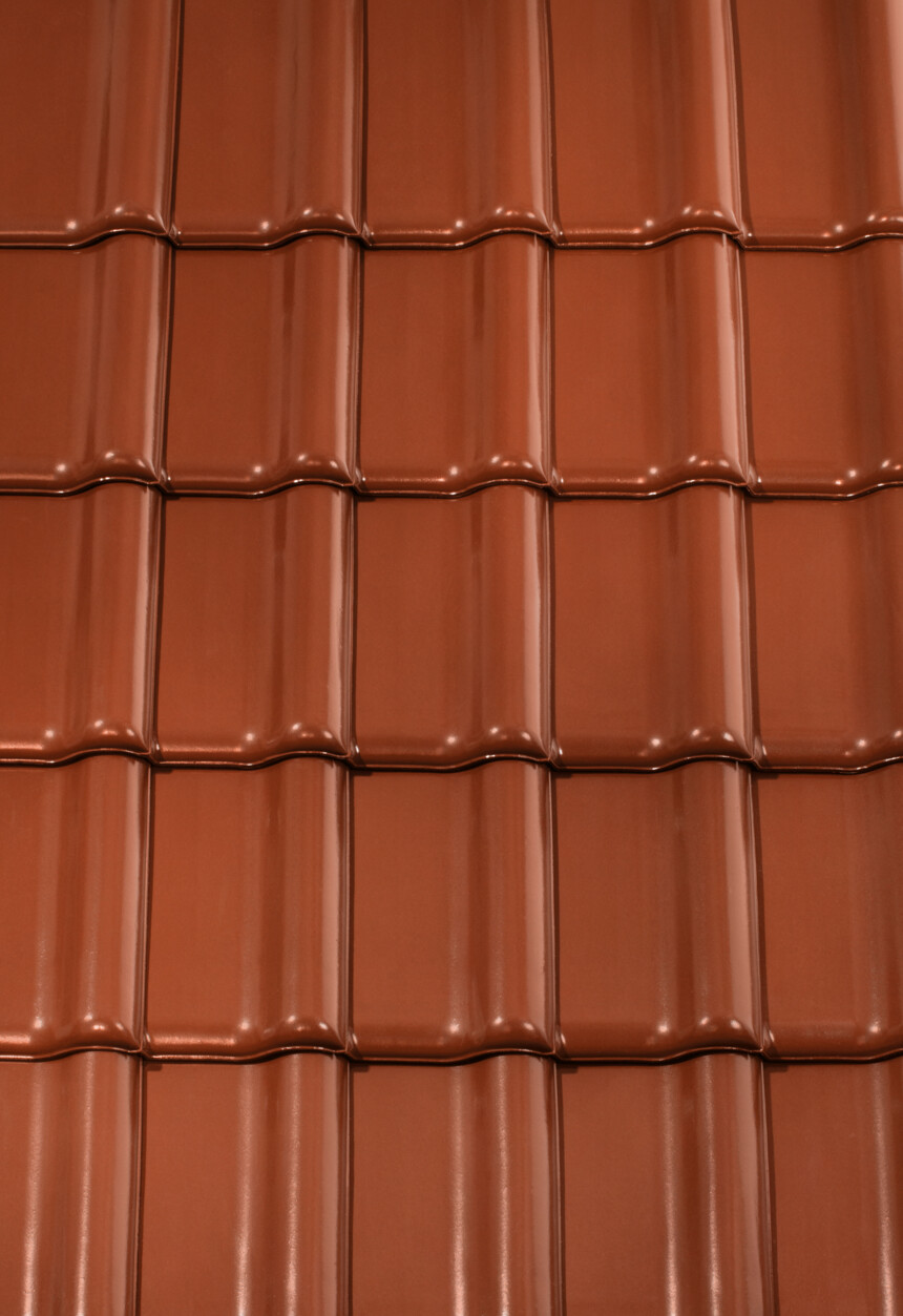 Copper red engobe – laying