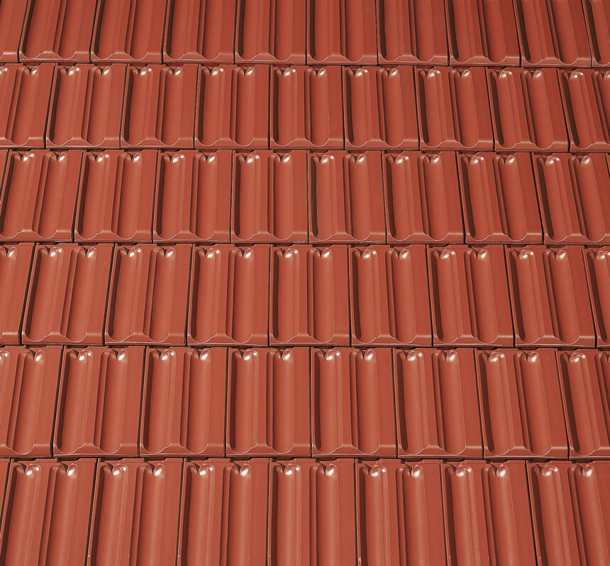 Copper red engobe – laying