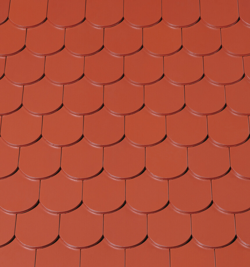 Copper red engobe – laying