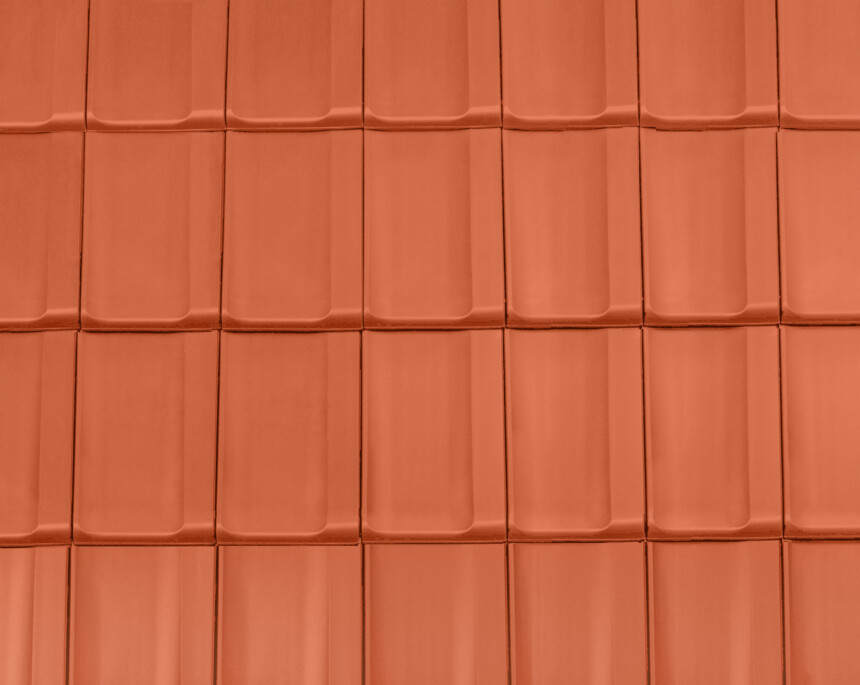 Brick red engobe – laying